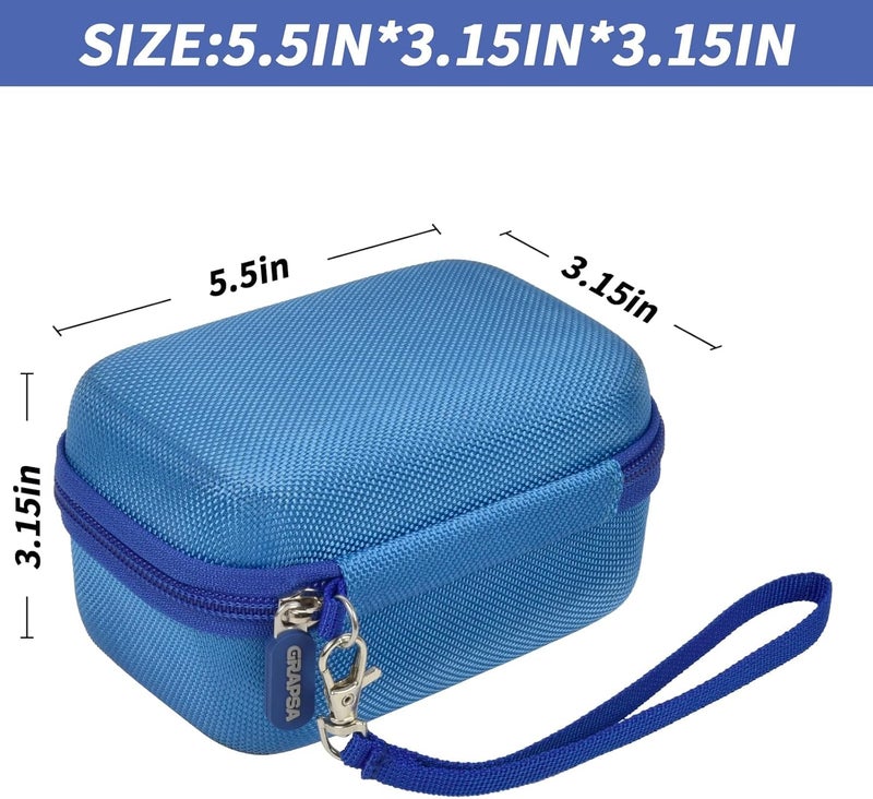 Grapsa Digital Camera Case Compatible with Duluvulu for Oiadek for Zostuic for TEBNGIHNM for Canon G7 X Mark III/II 4K Vlogging Camera. Storage Holder Bag for Canon PowerShot (Box Only) - Blue - Image 5
